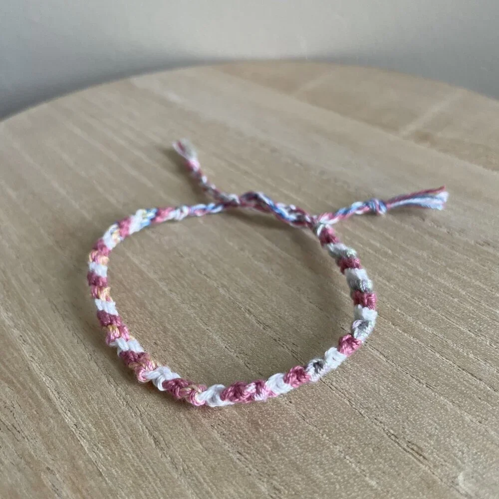 Itzel Bracelet, anklet, trendy, comfortable, tie, embroidery thread, woven, gift